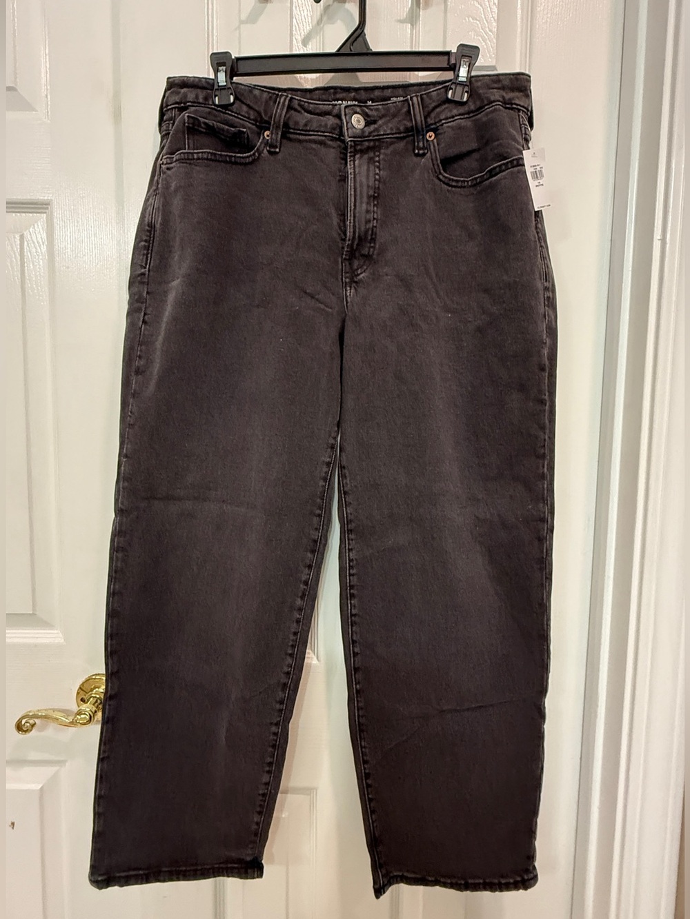 Old Navy High-Rise O.G. Loose Black Petite Jeans